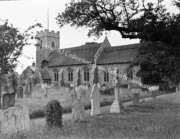 CHURCH CHURCHYARD  TOMBSTONES